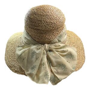 Capelli Straw World Raffia Floppy Sun Hat